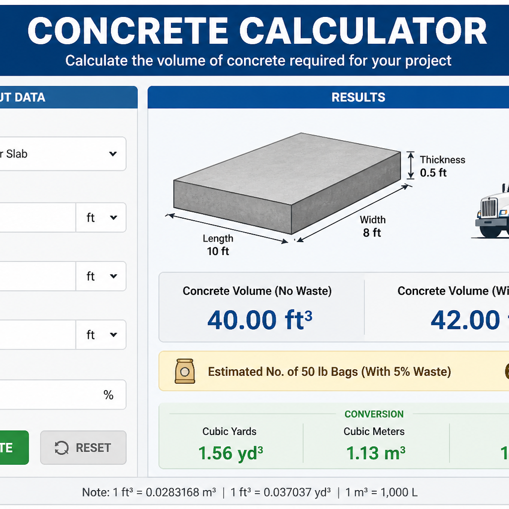 Concrete Calculator